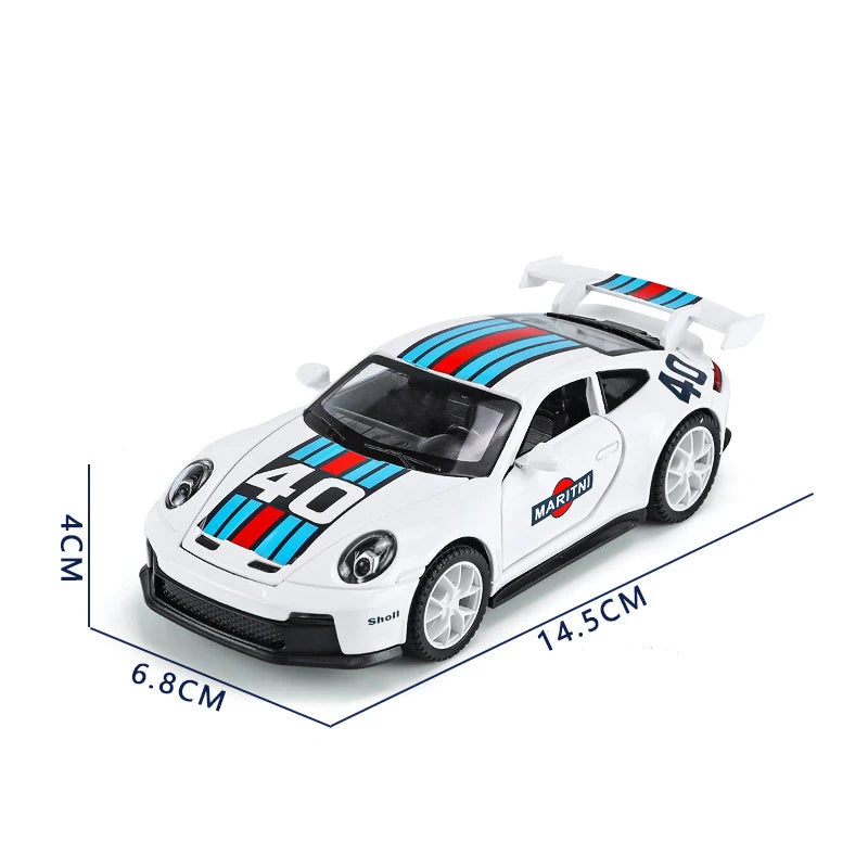 🏁 1:32 Porsche 911 GT3 RS Diecast Alloy Sports Car Model