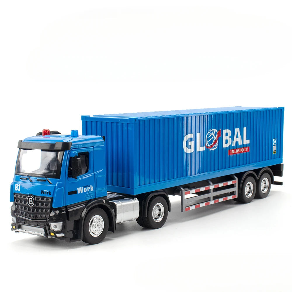Heavy Duty Blue Dump Truck Toy 🚛🔧 | Realistic Tipper Action for Kids