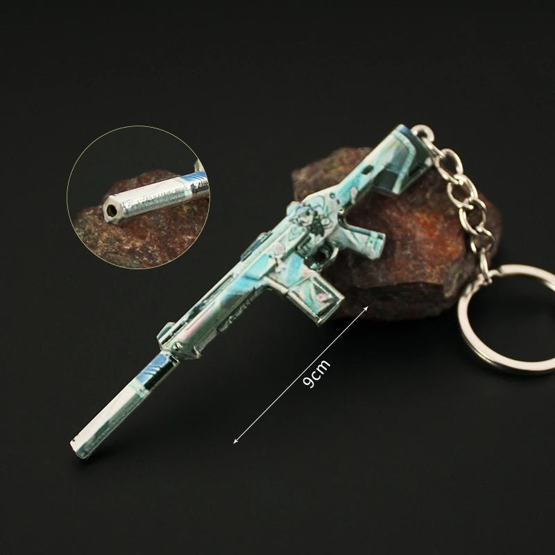 🔫 Valorant Gun & Knife Keychain – Mini Alloy Weapon Model for Gamers 🎮