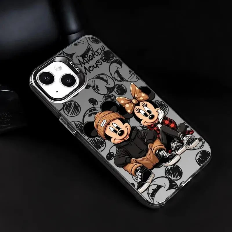 🎀 Disney Mickey & Minnie Full Screen Case – Cute & Protective for iPhone