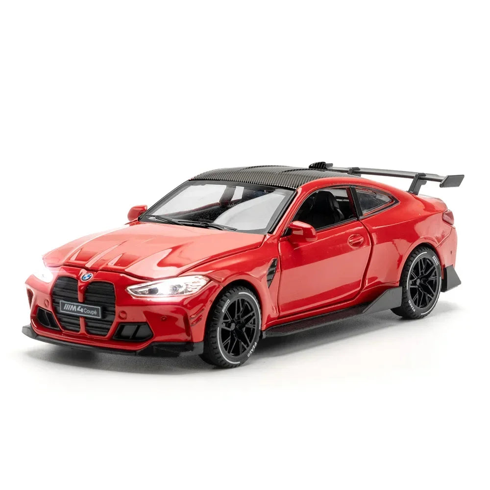 🏁 1:32 BMW M4 Supercar Model – Alloy Diecast with Lights & Sound 🚗✨