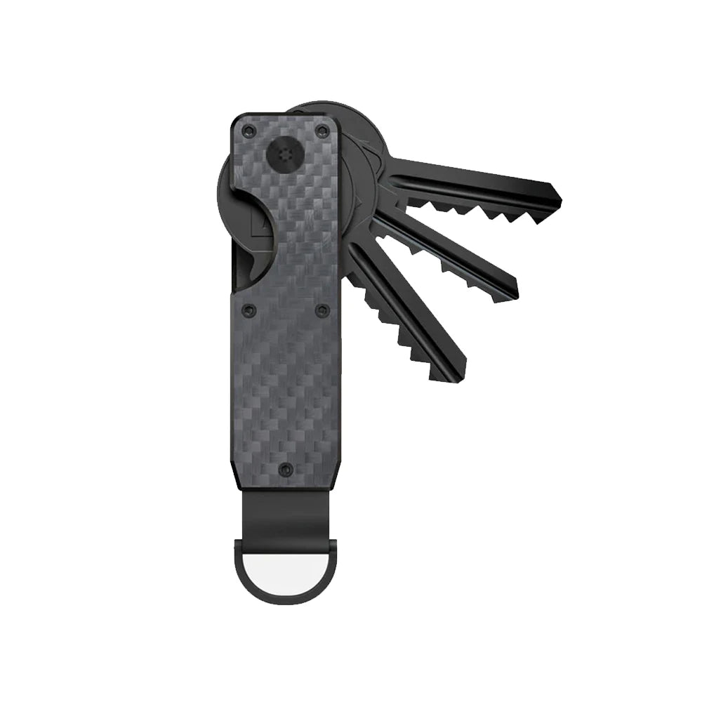 Compact Carbon Fiber Key Holder & Smart Organizer