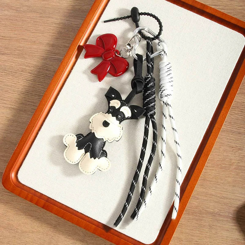 🐶 Cute Dachshund Dog Keychain Lanyard – Funny Pet Bag Charm 🎁