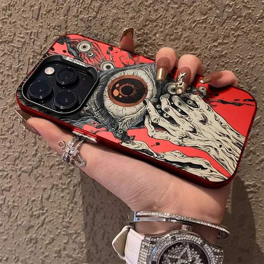 👁️🗨️🔥 3D Horror Skeleton Hand iPhone Case 🔥👁️🗨️