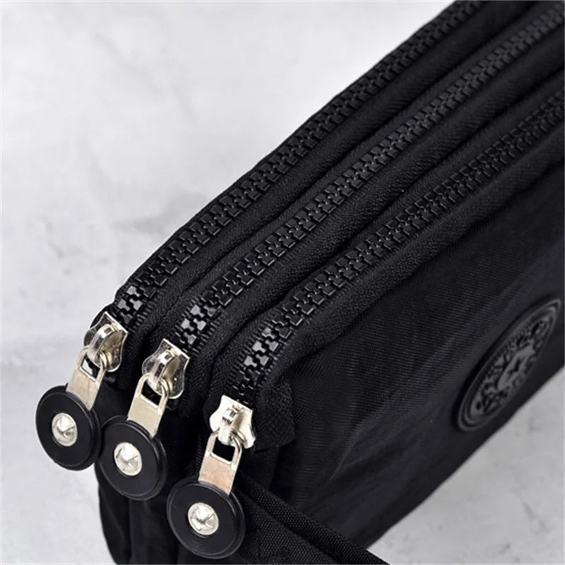 🎨 ColorPop™ Multi-Zip Wallet with Wrist Strap – Versatile & Vibrant!