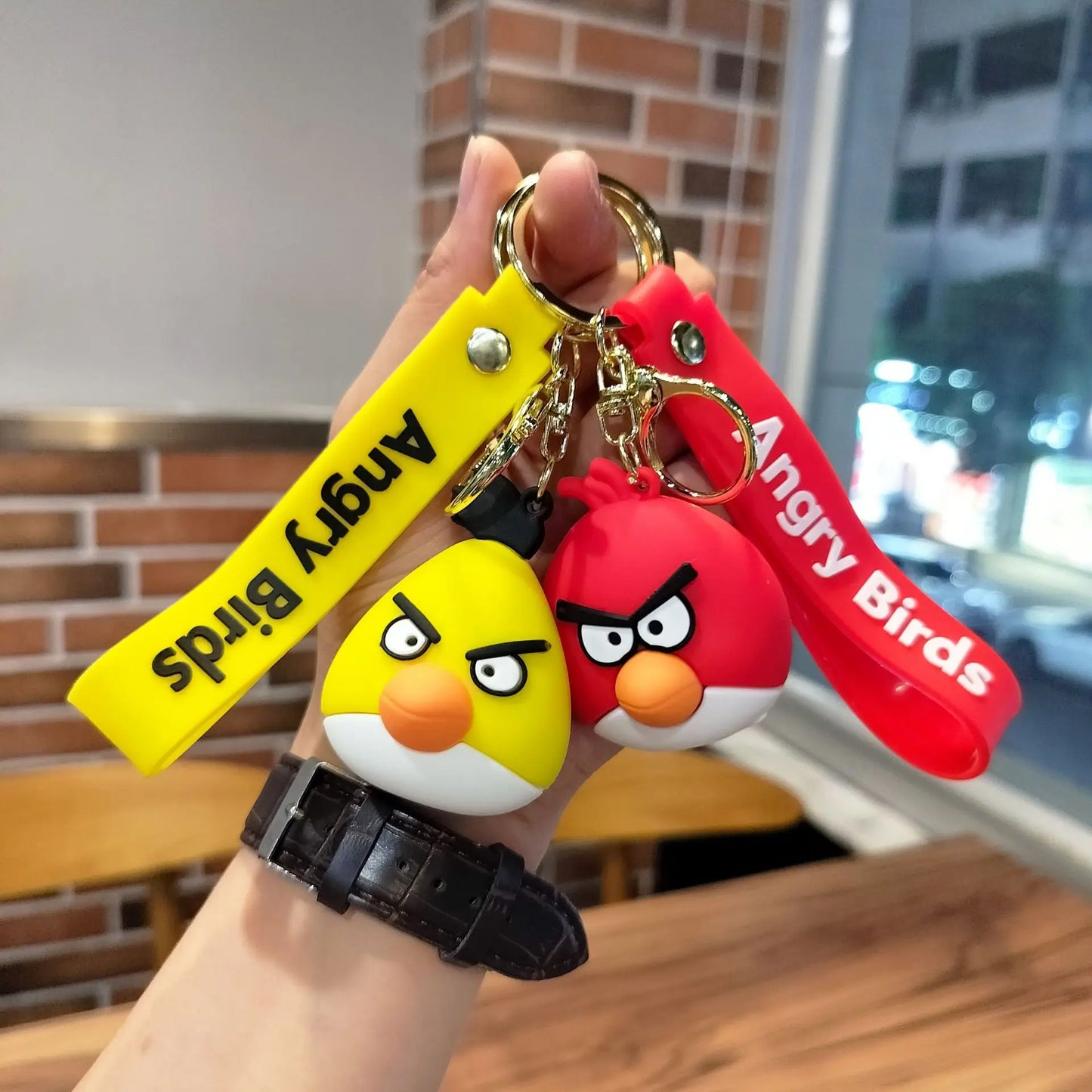 🔥 Angry Birds Keychain Collection – Fun & Iconic Gift! 🐤🐷🔑