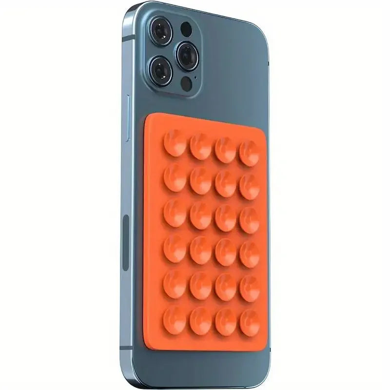 Silicone Suction Phone Holder 🧲 | Multifunctional Wall & Car Mount