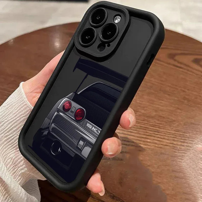🔥 JDM Car Rear View Soft iPhone Case