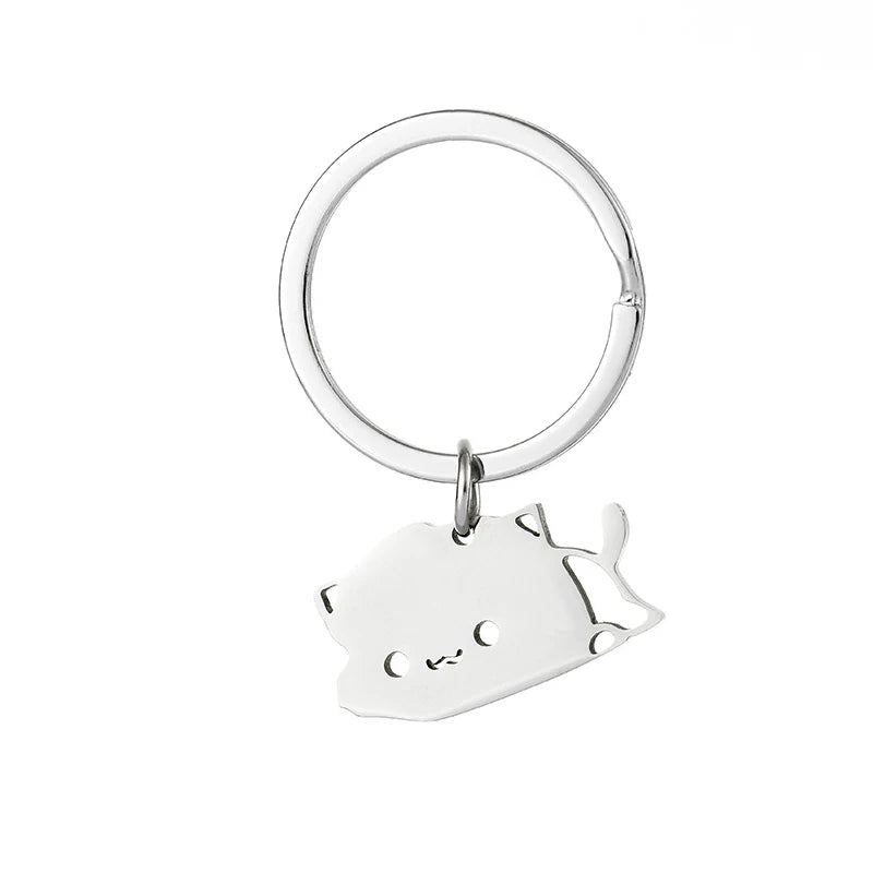 🐱 Cute Cat Couple Keychain – For You & Your Purr-fect Match!