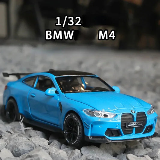 🏁 1:32 BMW M4 Supercar Model – Alloy Diecast with Lights & Sound 🚗✨