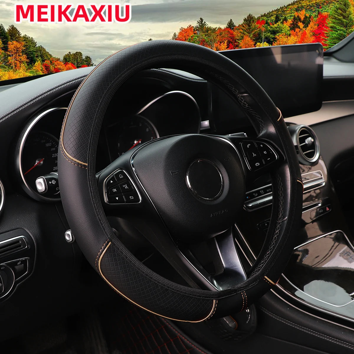 Luxury Steering Wheel Cover 🛞✨ – Comfort & Control in Style