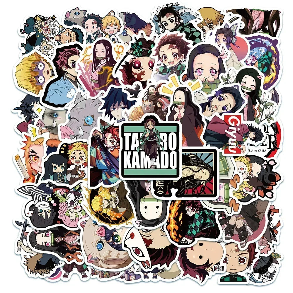 🎉✨ Mega Anime & Gaming Sticker Bundle – 50pcs ✨🎉