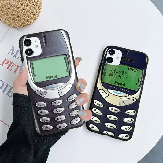 📱 Retro Cell Phone Style iPhone Case – Classic Mobile Series