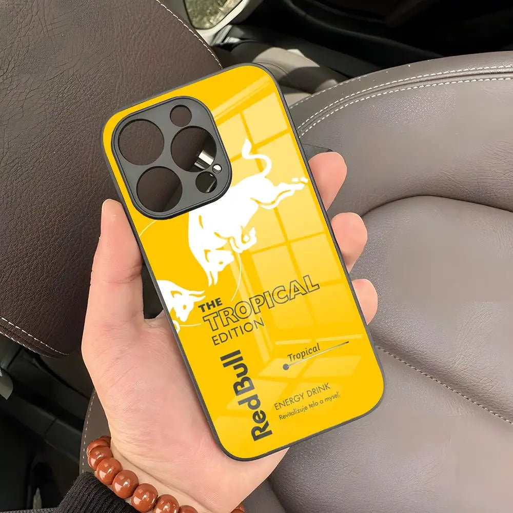 Red Bull Themed iPhone Cases 🐂💥 – Summer & Spring Editions!