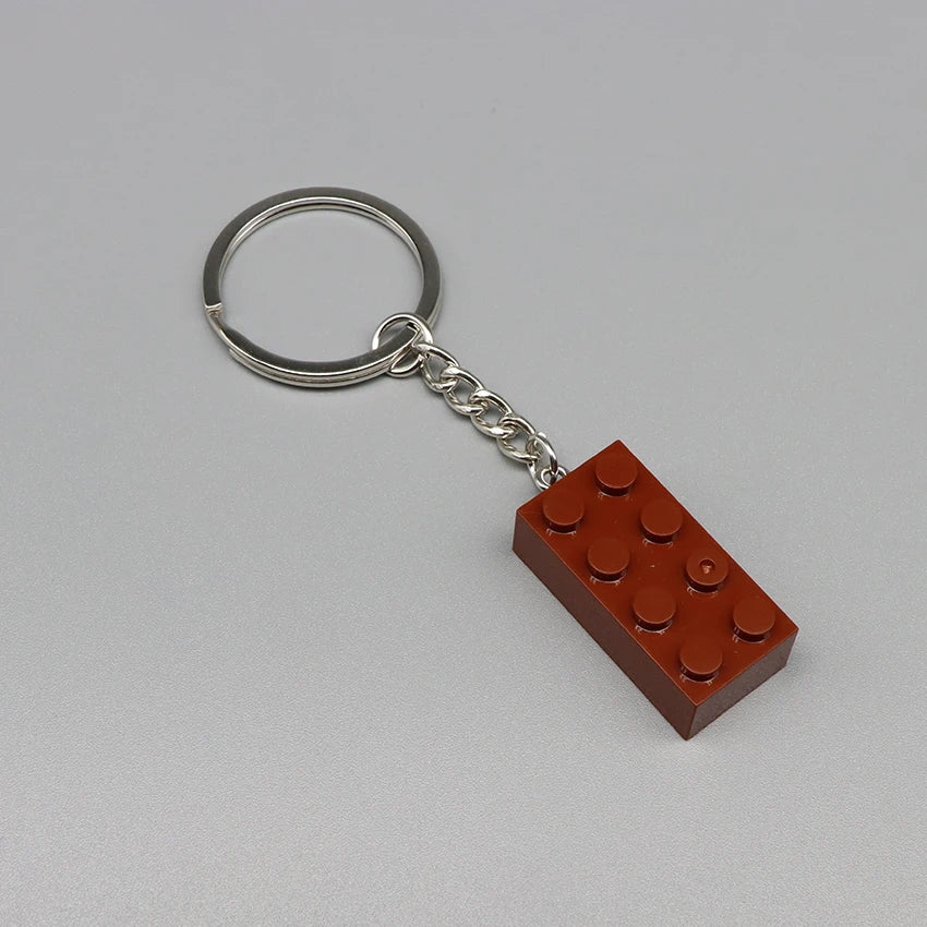 LEGO Style Keychain 🔑🧱 | Colorful Fun for Your Keys!