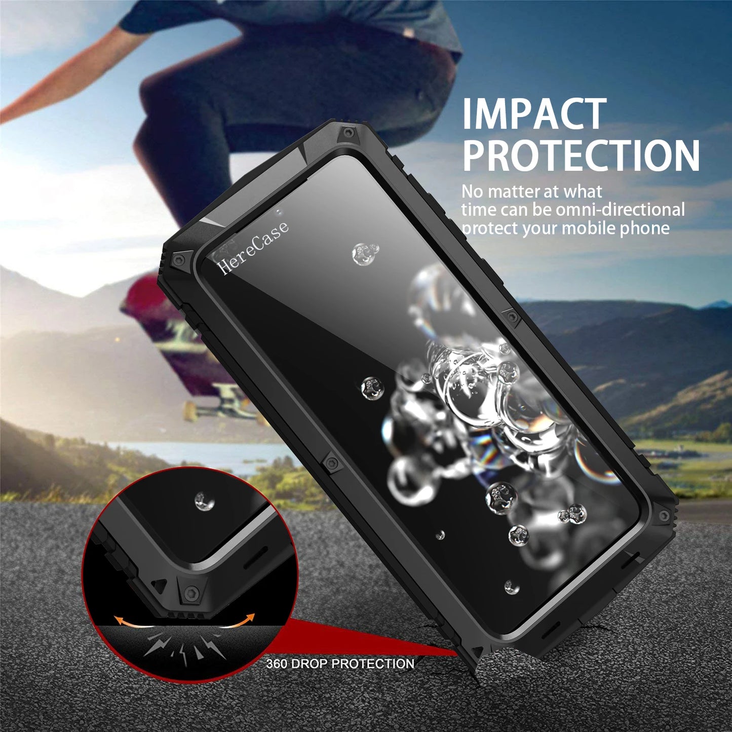 🛡️ Rugged Armor Shockproof Case – Military-Grade Protection for Your Phone