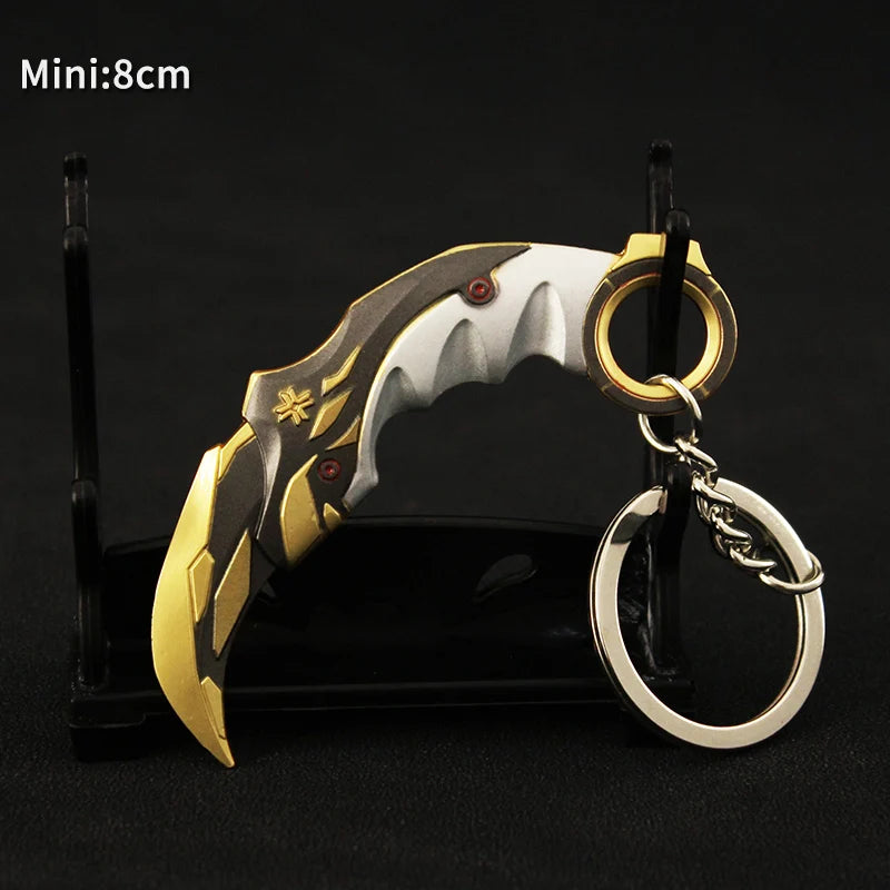 🔫 Valorant Gun & Knife Keychain – Mini Alloy Weapon Model for Gamers 🎮