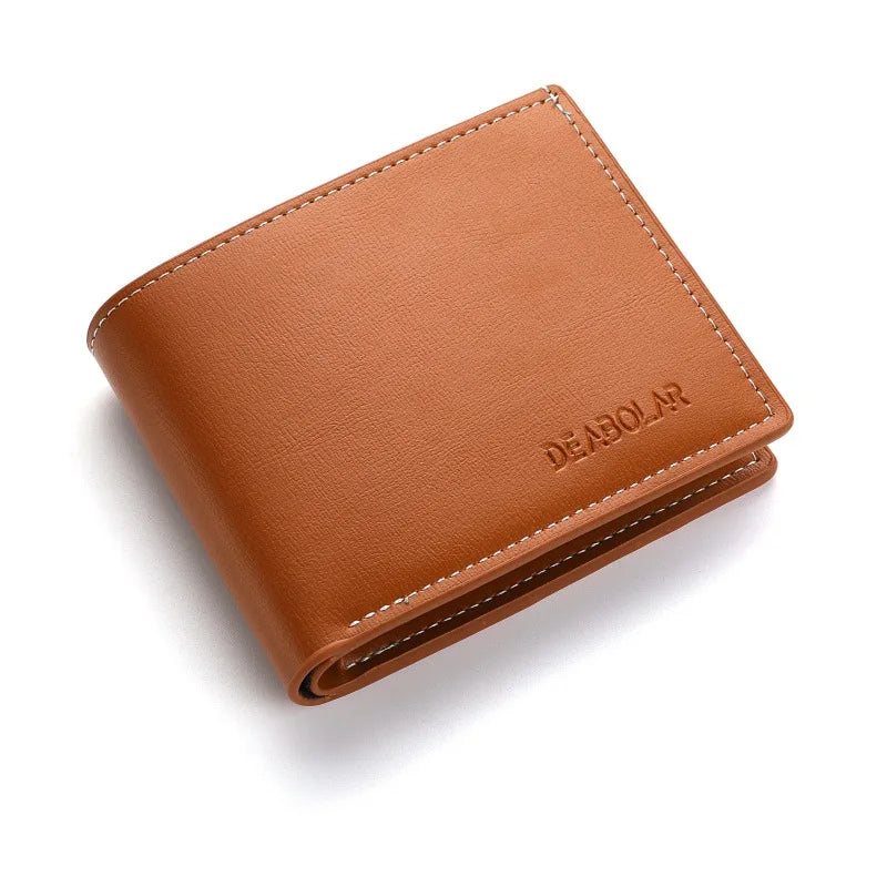 🖤 Sleek & Slim PU Leather Men’s Wallet – Everyday Style, Effortlessly Cool