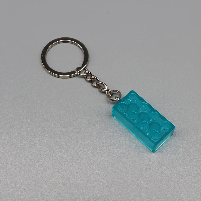 LEGO Style Keychain 🔑🧱 | Colorful Fun for Your Keys!