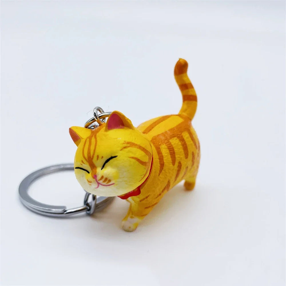 🐾 Cartoon Cat Keychain – Fun & Lovely Gift for Everyone! 😺