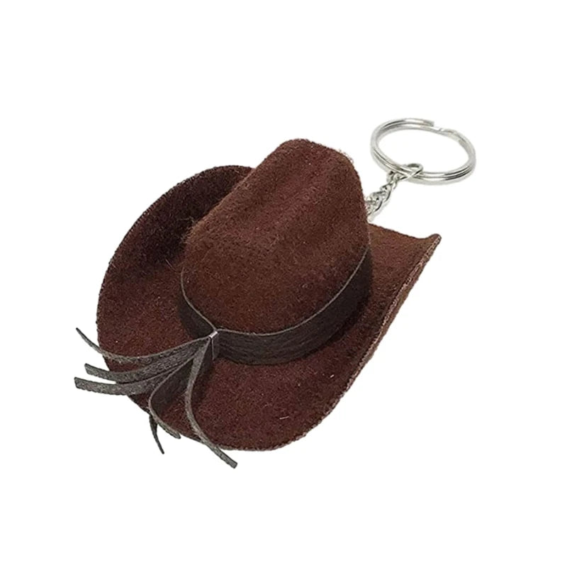 🤠 Cowboy Hat Keychain – Wild West Style Accessory 🌵