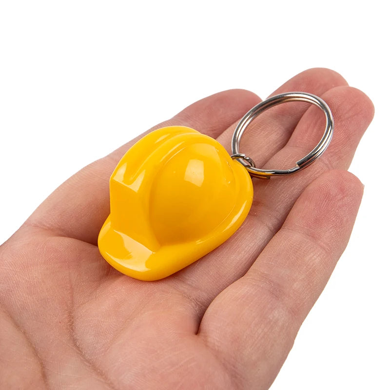 🛠️ Mini Hard Hat Keychain – Safety First, Style Always! ⛑️
