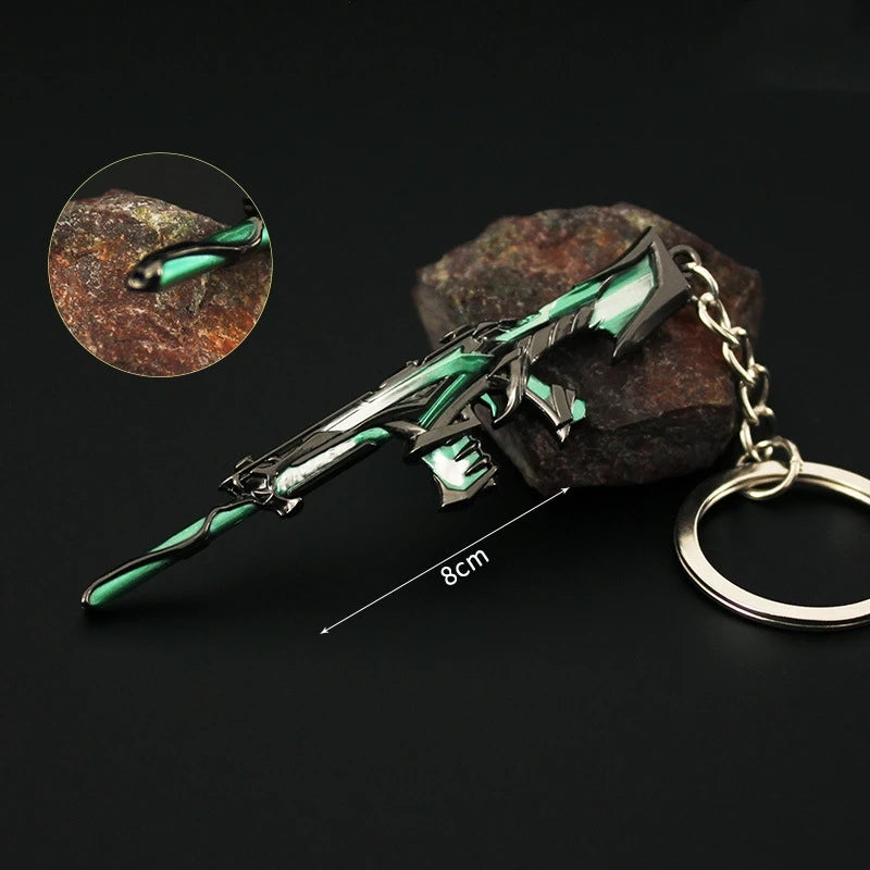 🔫 Valorant Gun & Knife Keychain – Mini Alloy Weapon Model for Gamers 🎮