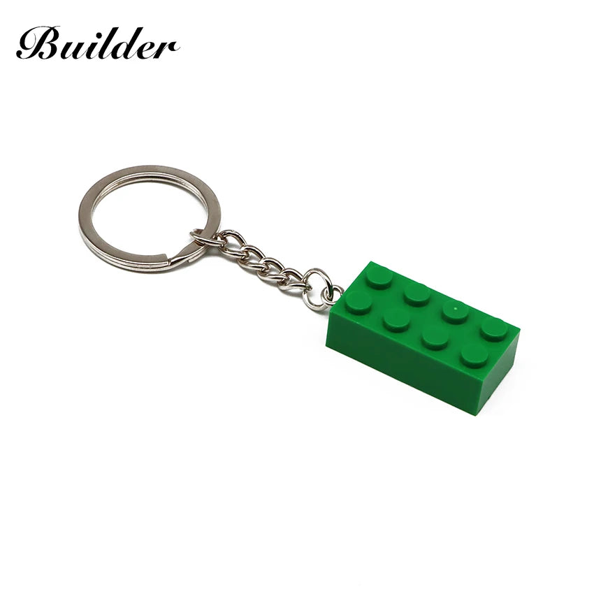 LEGO Style Keychain 🔑🧱 | Colorful Fun for Your Keys!