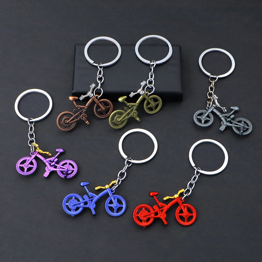 Colorful Mini Bicycle Keychain – Fun & Sporty Style! 🌈