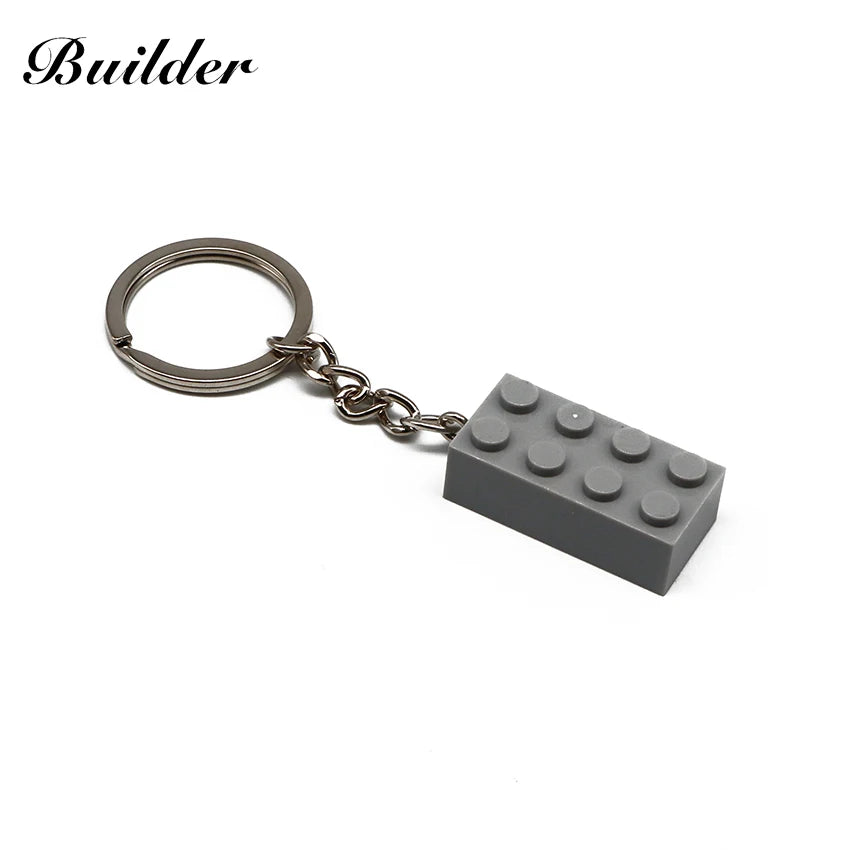 LEGO Style Keychain 🔑🧱 | Colorful Fun for Your Keys!