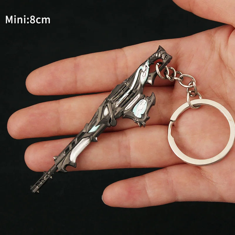 🔫 Valorant Gun & Knife Keychain – Mini Alloy Weapon Model for Gamers 🎮