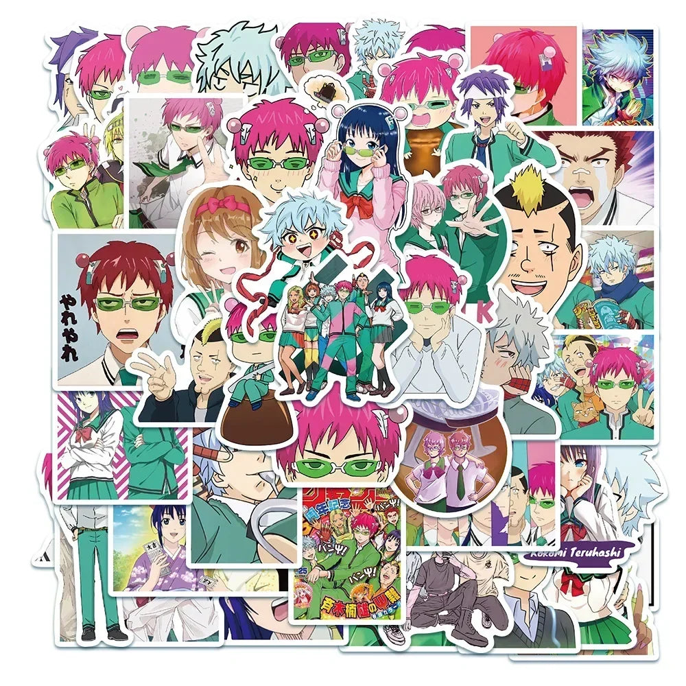 🎉✨ Mega Anime & Gaming Sticker Bundle – 50pcs ✨🎉