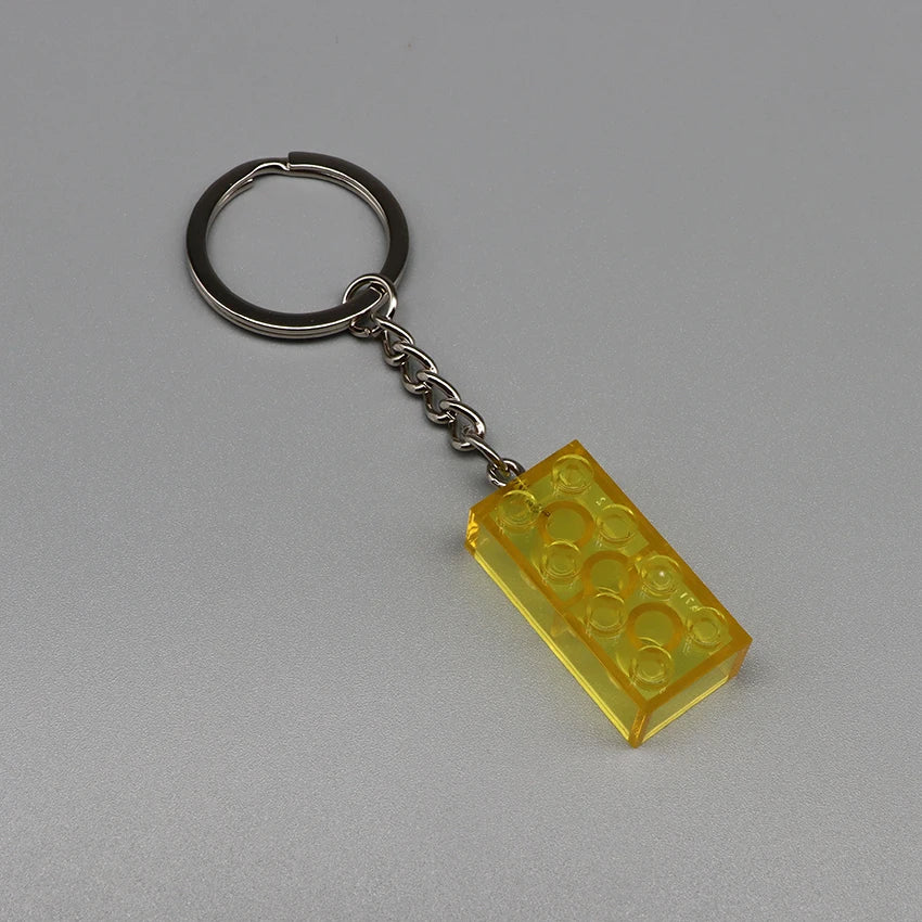 LEGO Style Keychain 🔑🧱 | Colorful Fun for Your Keys!