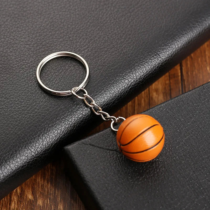 Hoop Dreams Mini Basketball Keychain