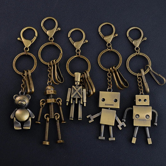 🤖💖 Cute Robot Keychain – Whimsical Charm for Her! 👜✨