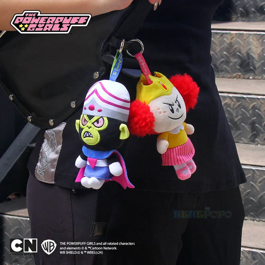 🧸 Powerpuff Girls Plush Keychains – Cartoon Heroes on the Go! 💥