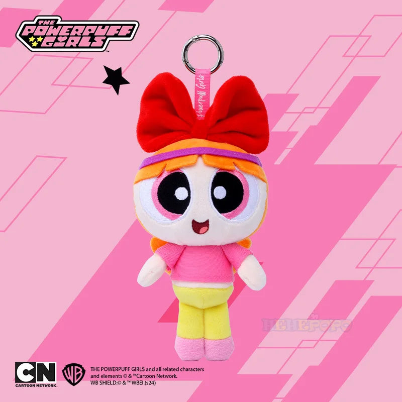 🧸 Powerpuff Girls Plush Keychains – Cartoon Heroes on the Go! 💥