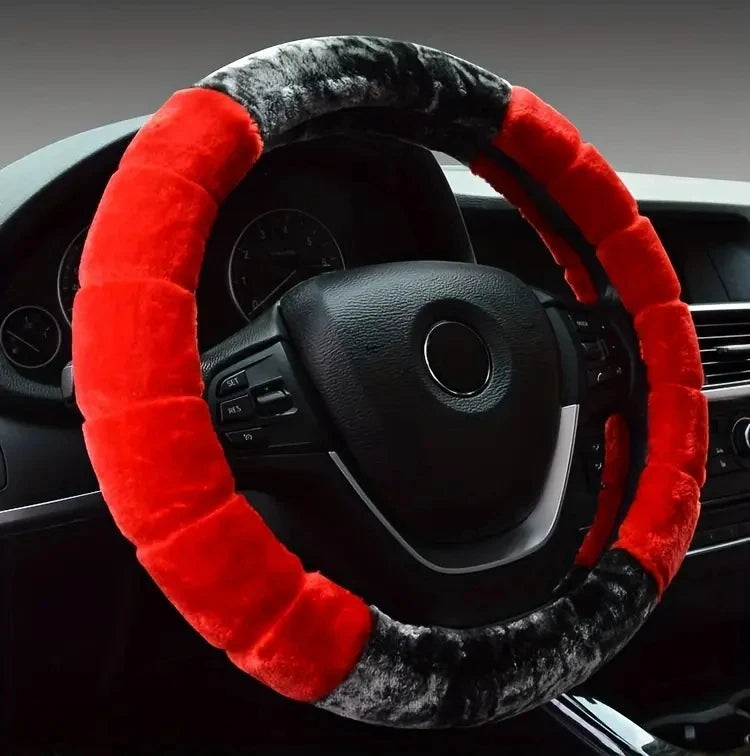 Soft Plush Winter Steering Wheel Cover