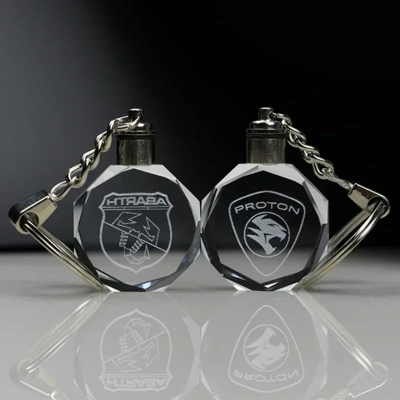 💎 Custom Crystal LED Keychain – Free Engraving, Unique Gift Idea!