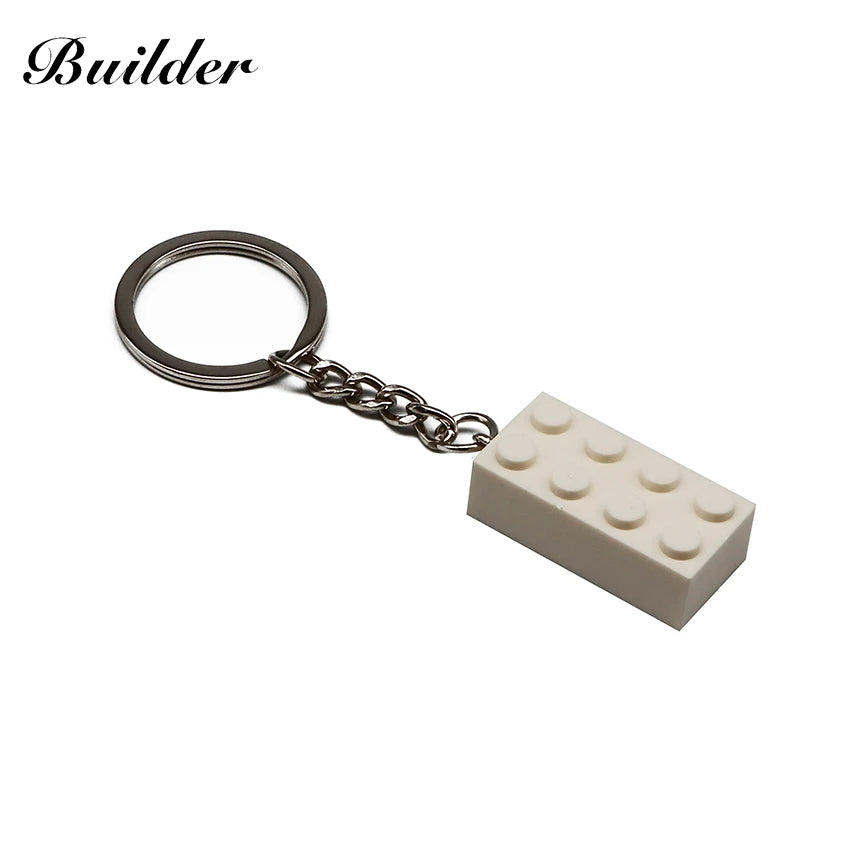 LEGO Style Keychain 🔑🧱 | Colorful Fun for Your Keys!