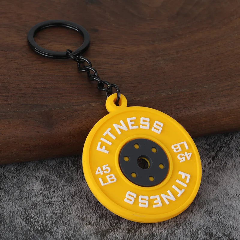 Gym Keychain Collection – Kettlebell, Dumbbell & Weight Plate Keychains