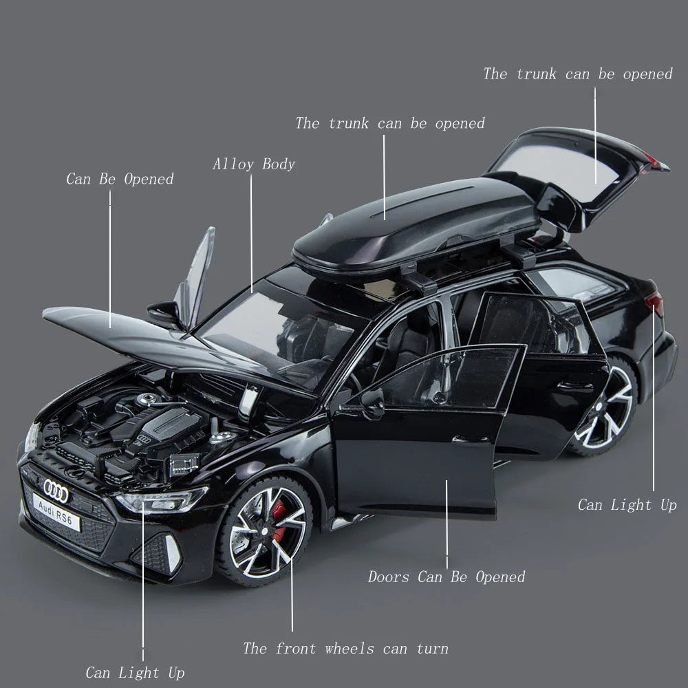 🏁 1:32 Audi RS6 Diecast Model Car 🚗✨