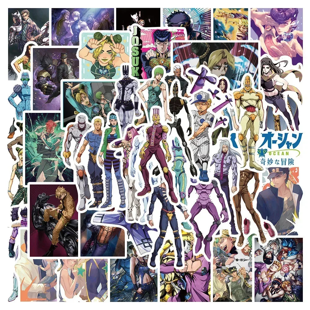 🎉✨ Mega Anime & Gaming Sticker Bundle – 50pcs ✨🎉