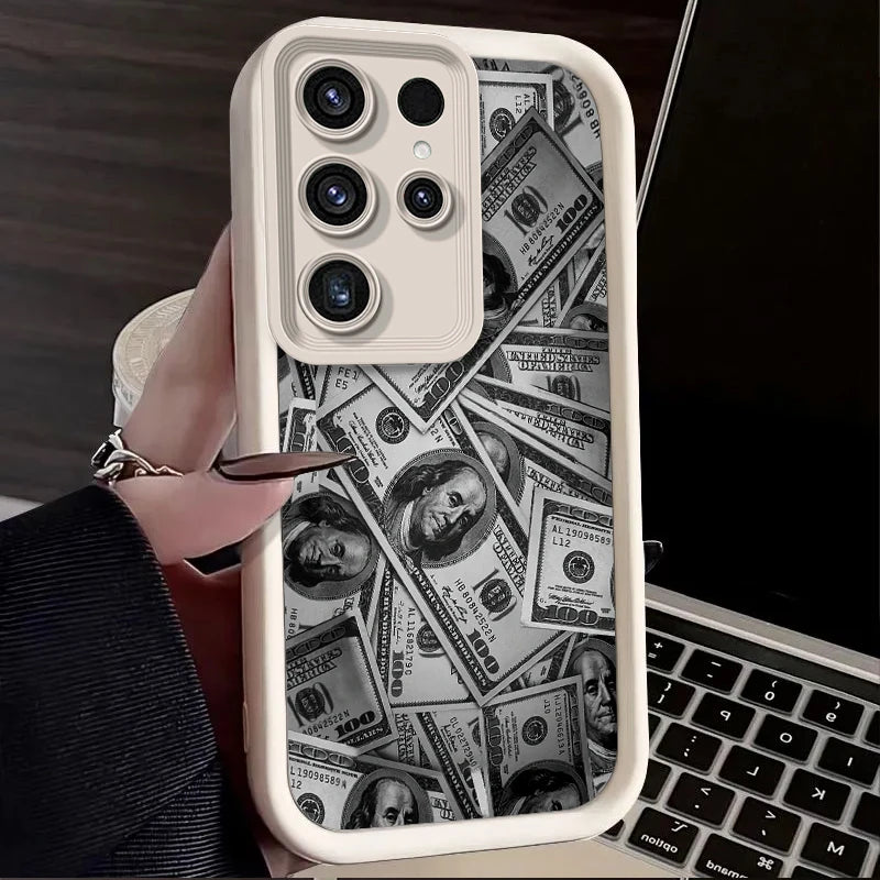 💵 Dollar Banknote Case – Stylish Wallet Cover for Samsung Galaxy