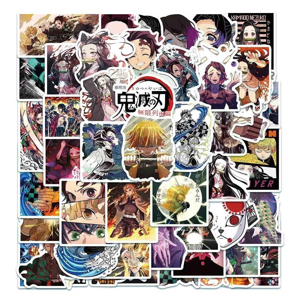 🎉✨ Mega Anime & Gaming Sticker Bundle – 50pcs ✨🎉