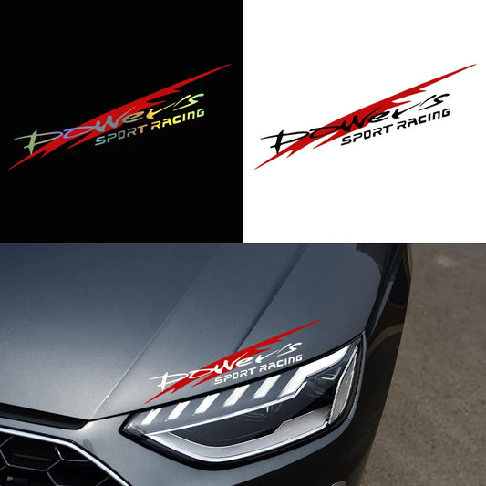 🔥 Power Sport Racing Car Sticker – High-Speed Style for Your Ride 🏁