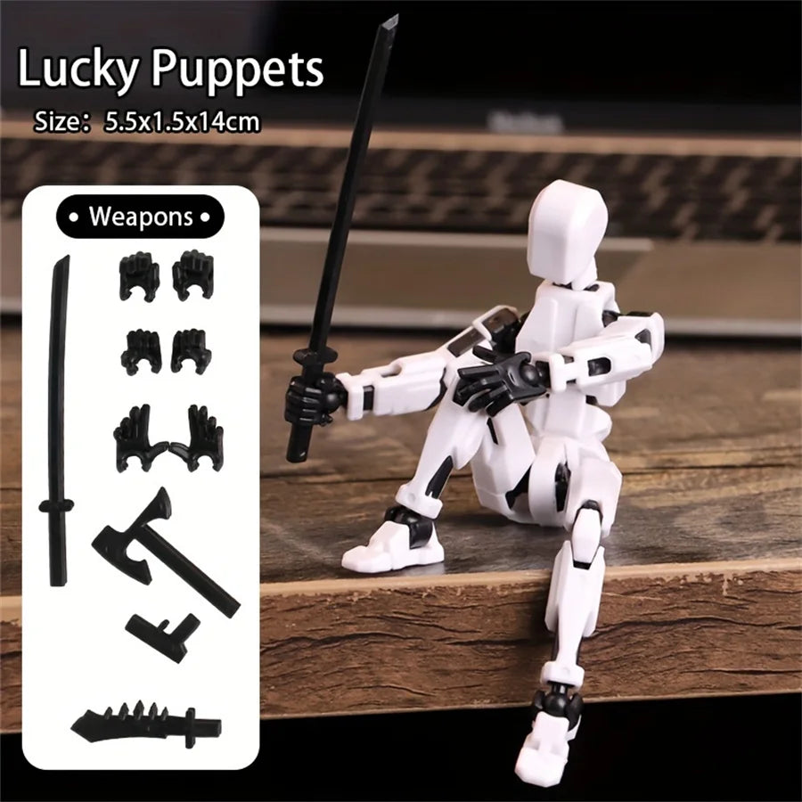 🦾 Poseable Action Figure – Creative Desk Buddy