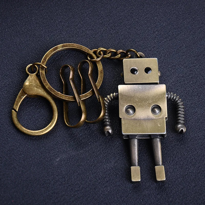 🤖💖 Cute Robot Keychain – Whimsical Charm for Her! 👜✨