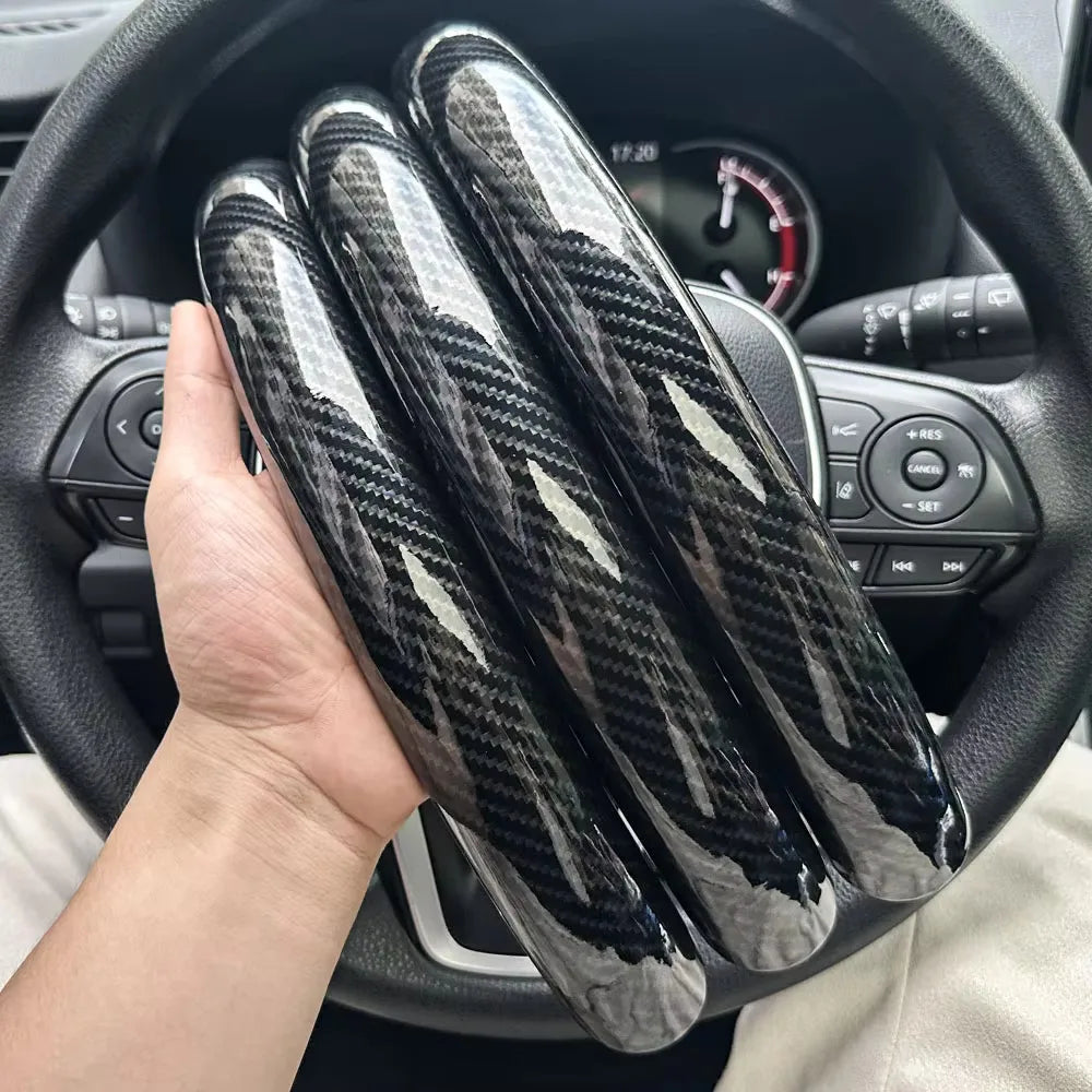 Universal Segmented Carbon Fiber Steering Wheel Cover
