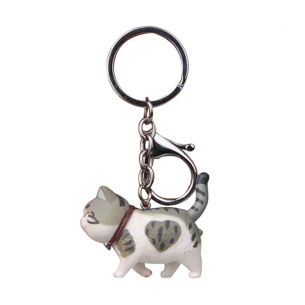 🐾 Cartoon Cat Keychain – Fun & Lovely Gift for Everyone! 😺